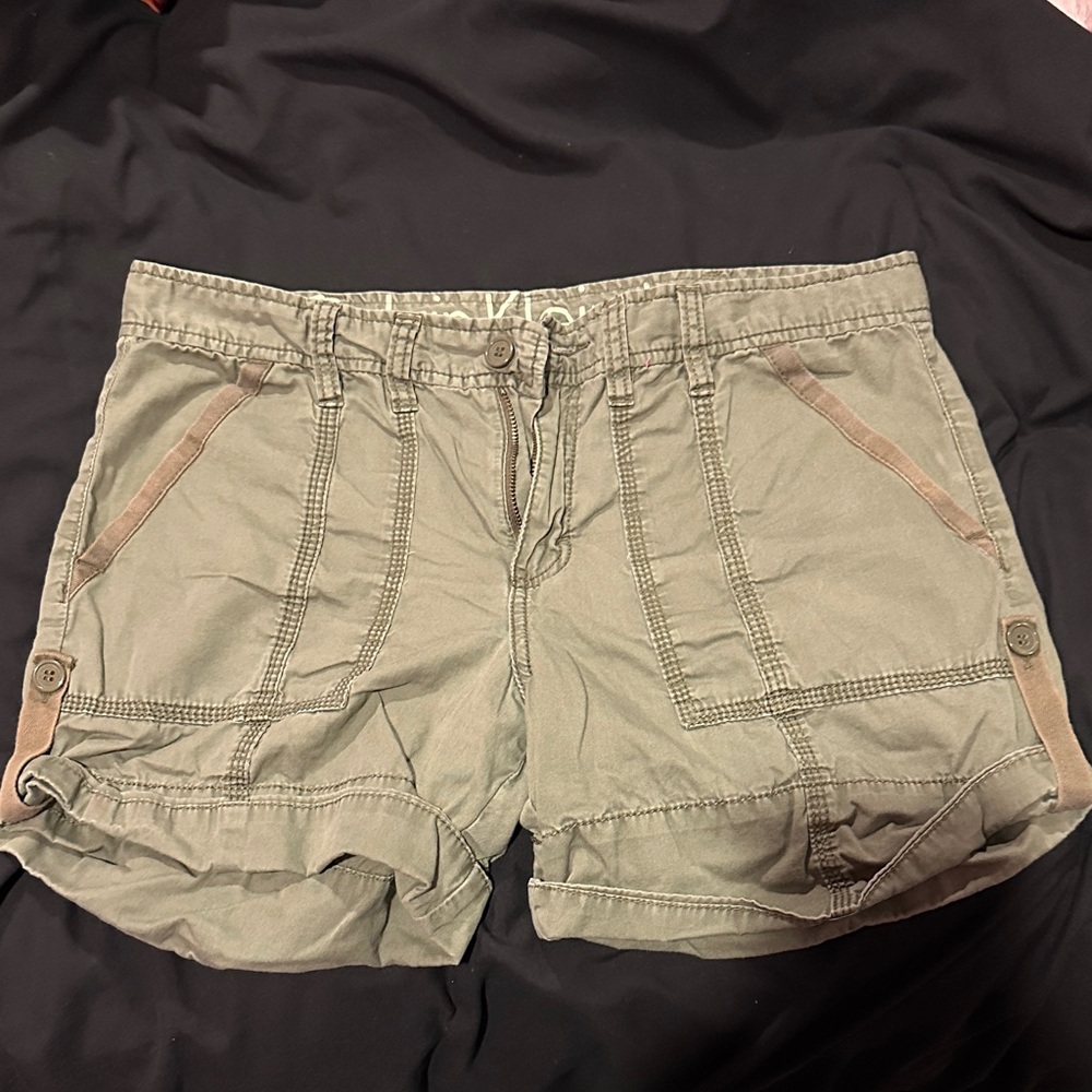 Calvin Klein Collection Khaki Women's Cargo Shorts